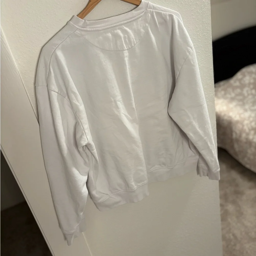 Elegant White Bride Sweatshirt - Picture 5 of 6